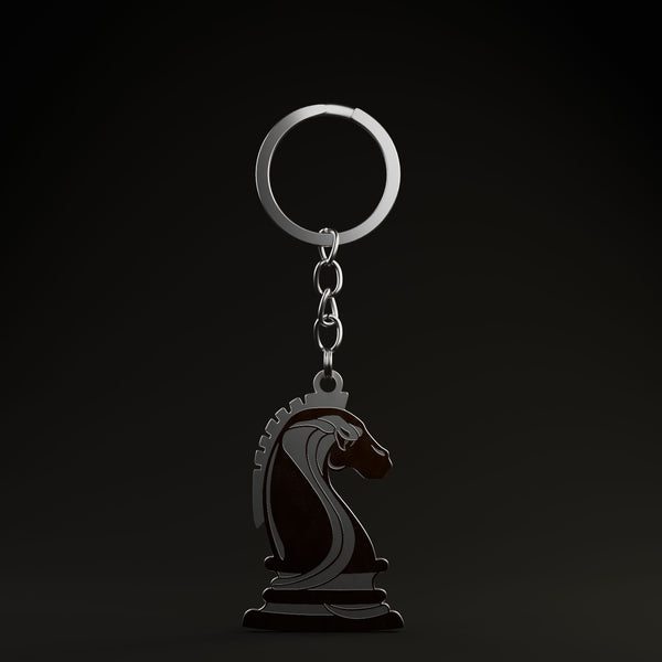 Knight Keychain side view Top G chain