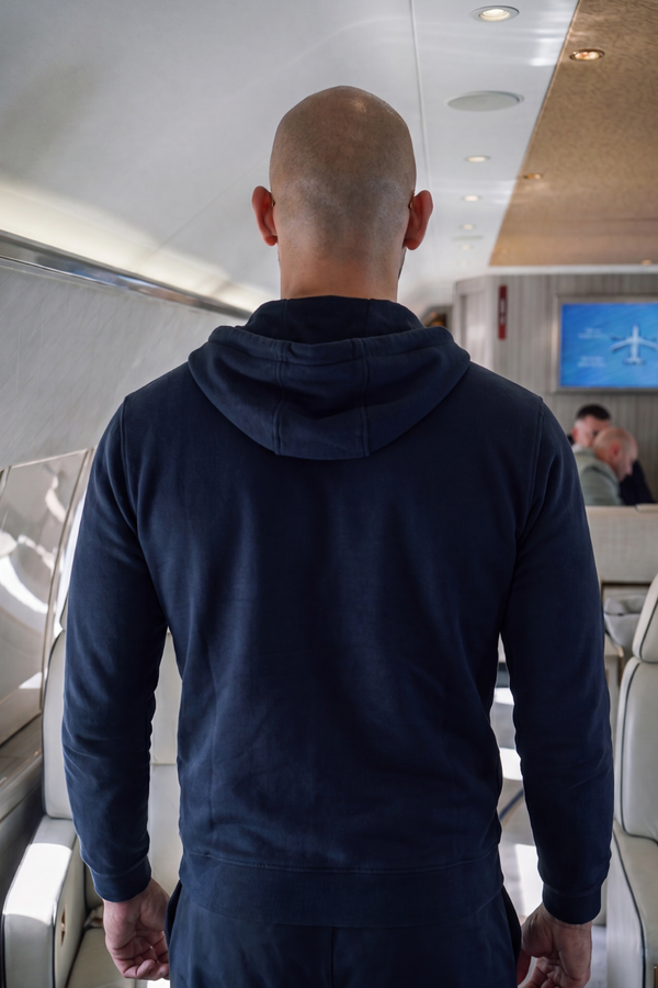 Axis Zip Hoodie Navy