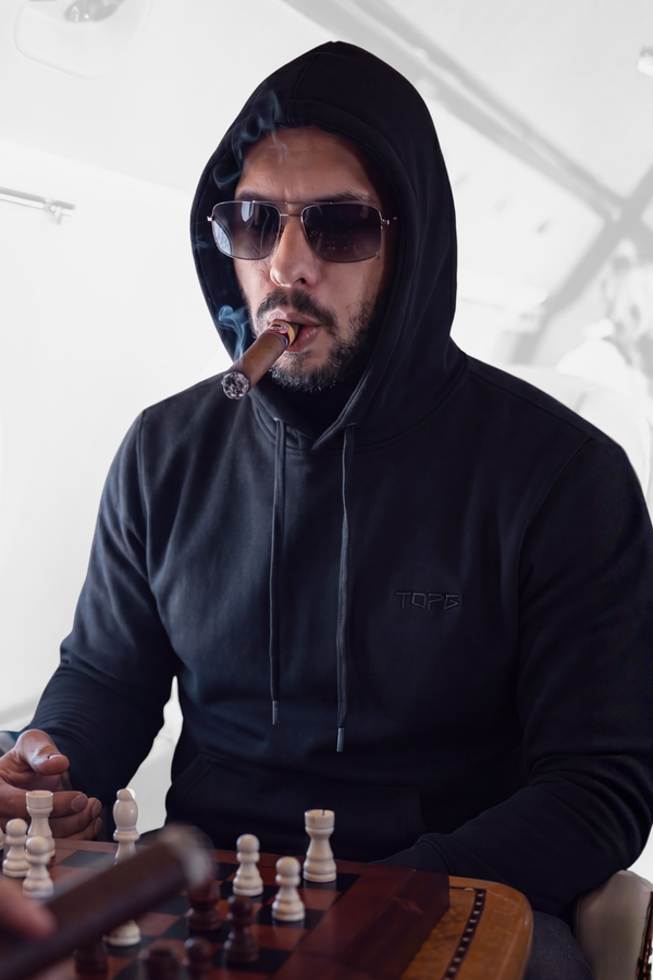Echelon Heavy Hoodie Black