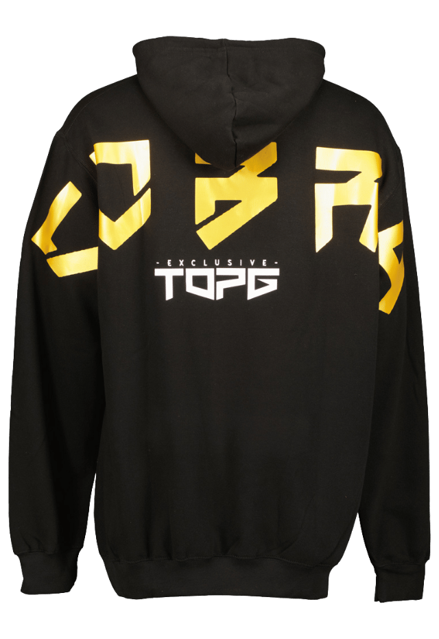 Cobra Shield front view Top G men's hoodie