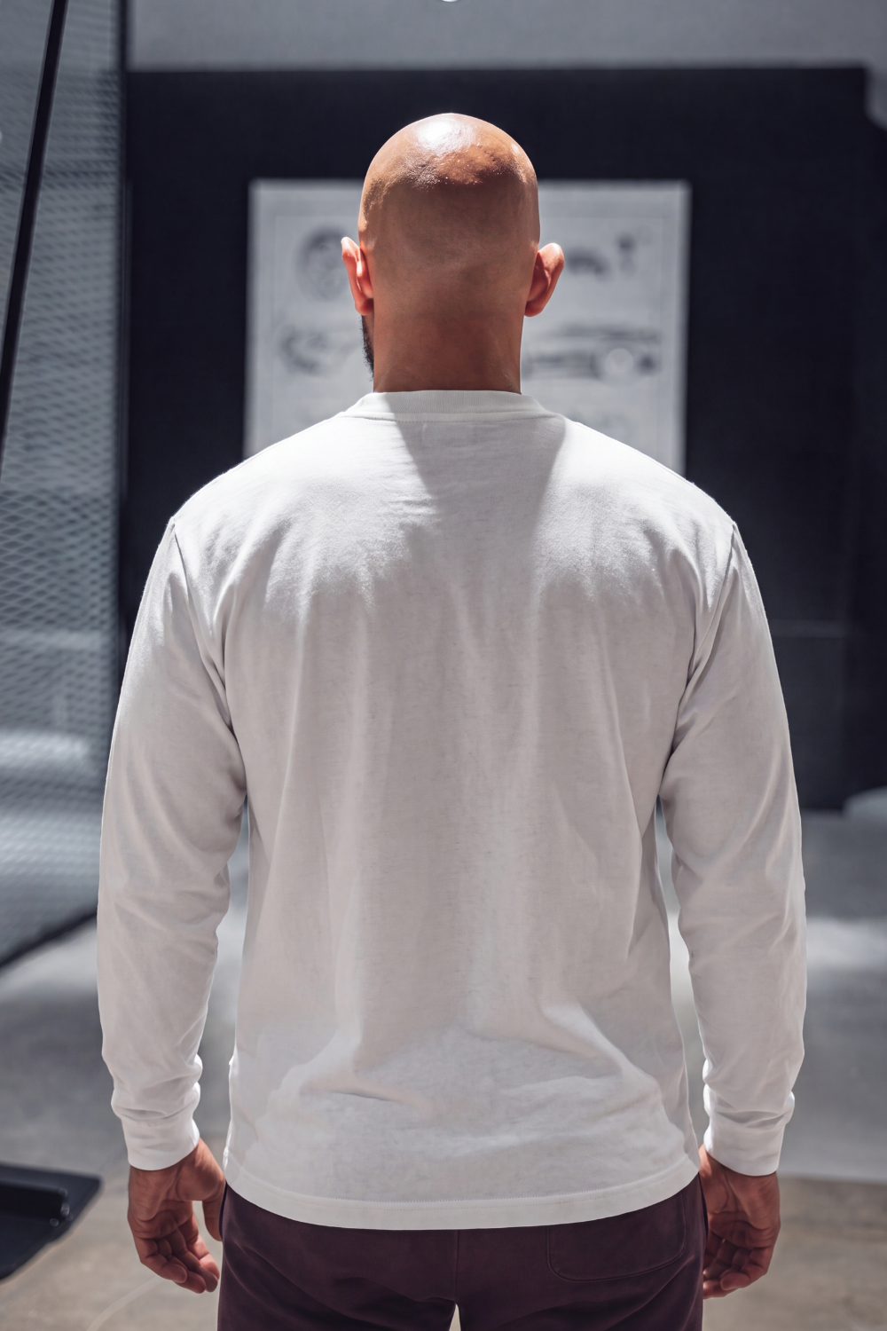 Essential Oversized Long Sleeve White