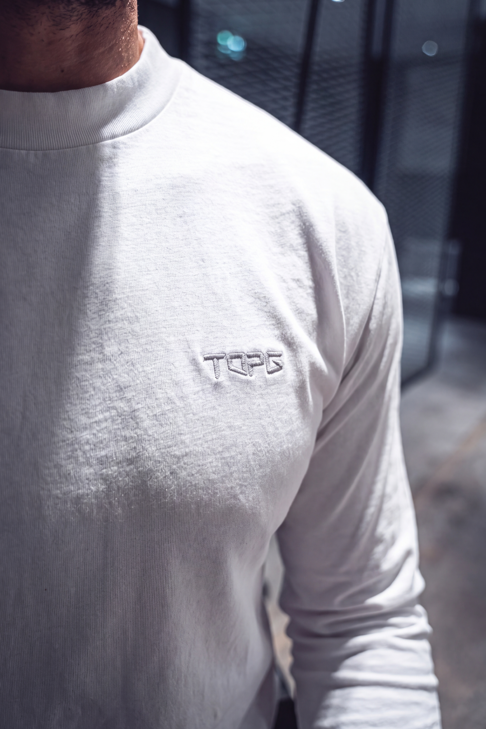 Essential Oversized Long Sleeve White