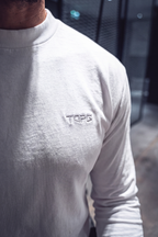 Essential Oversized Long Sleeve White