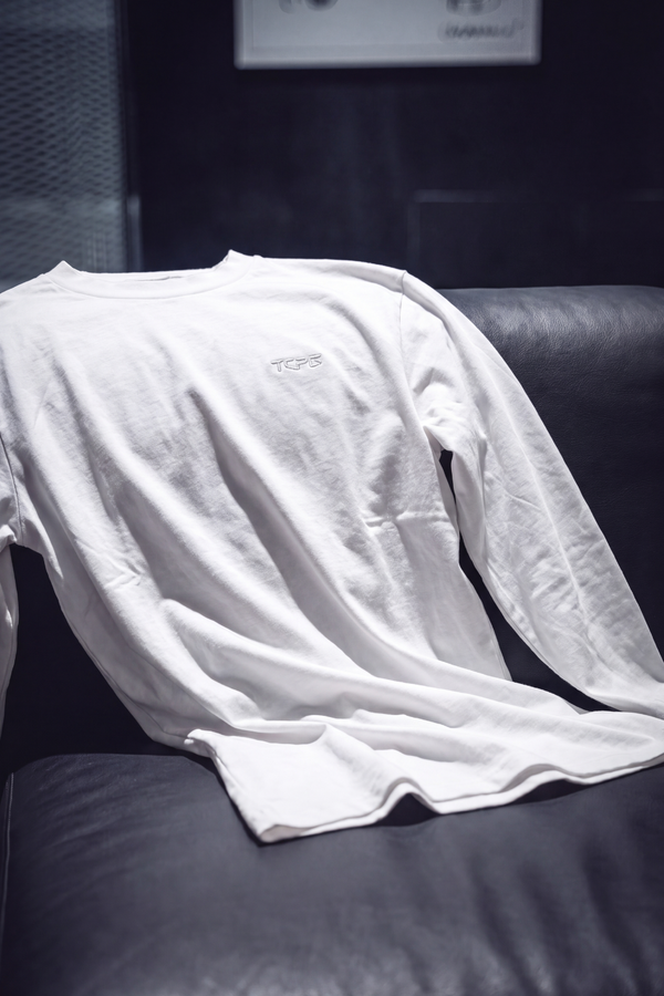 Essential Oversized Long Sleeve White