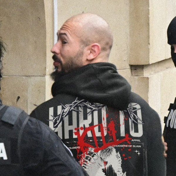 Hard to Kill detail Top G men's hoodie