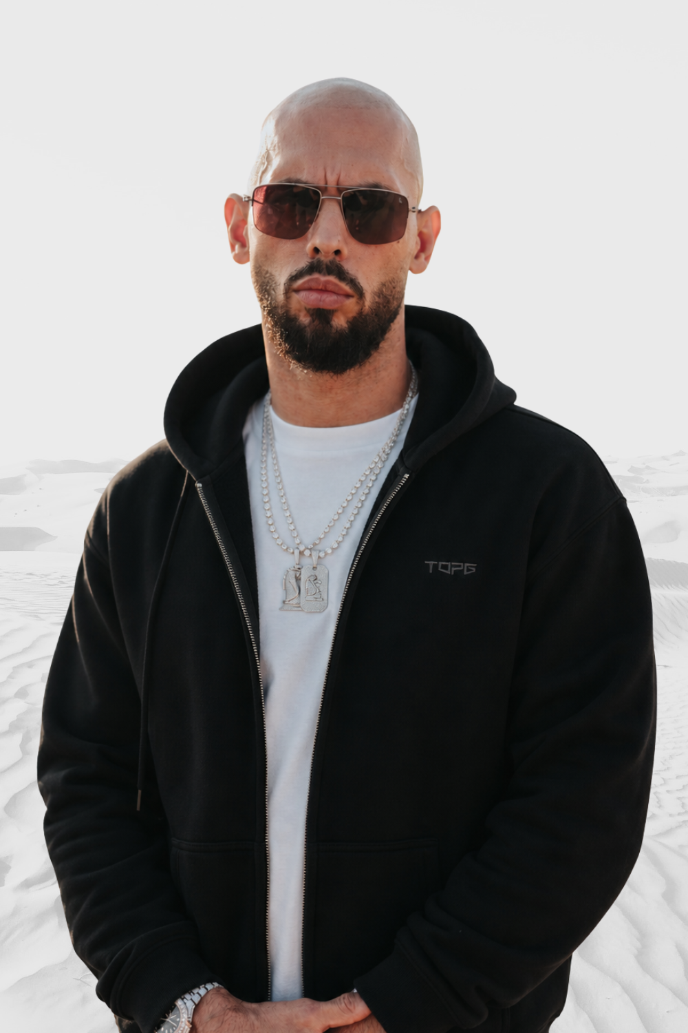 Axis Zip Hoodie Black
