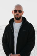 Axis Zip Hoodie Black