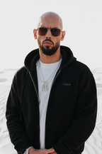 Axis Zip Hoodie Black