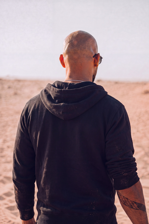 Axis Zip Hoodie Black