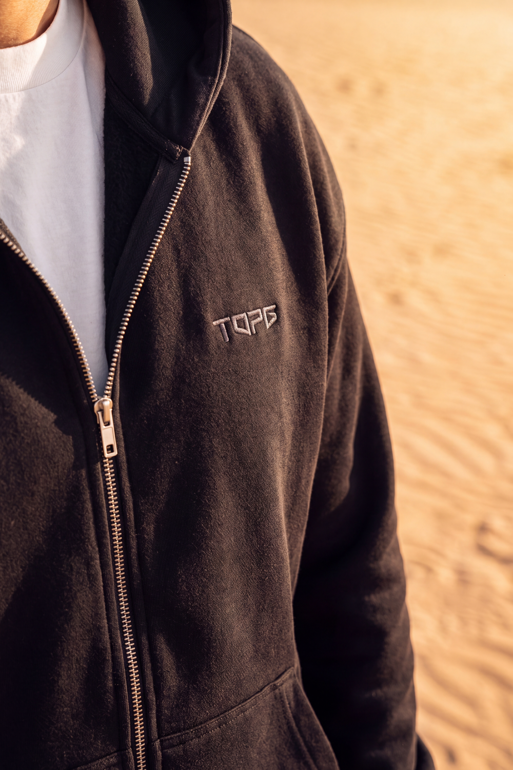 Axis Zip Hoodie Black