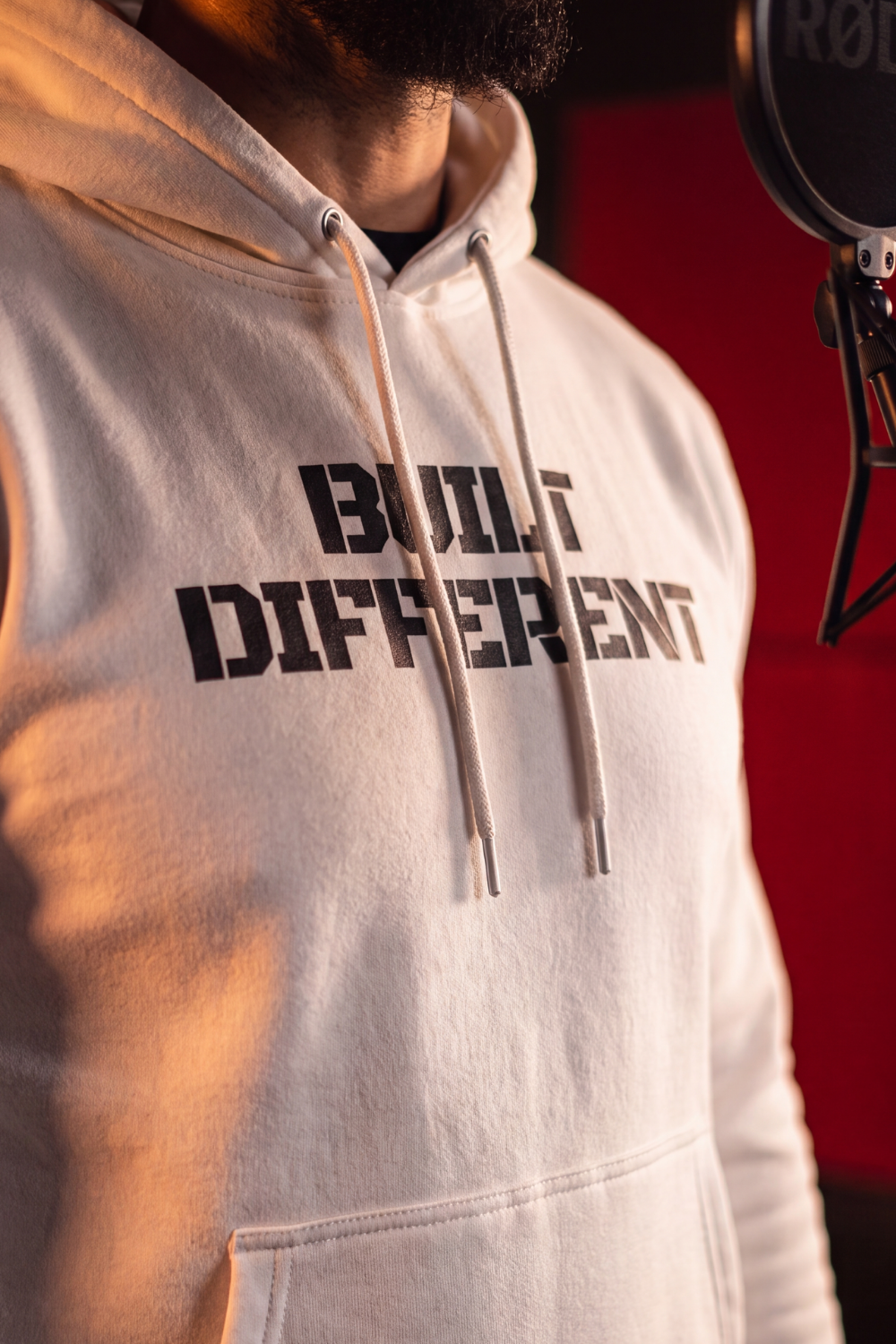 Built Different Hoodie White