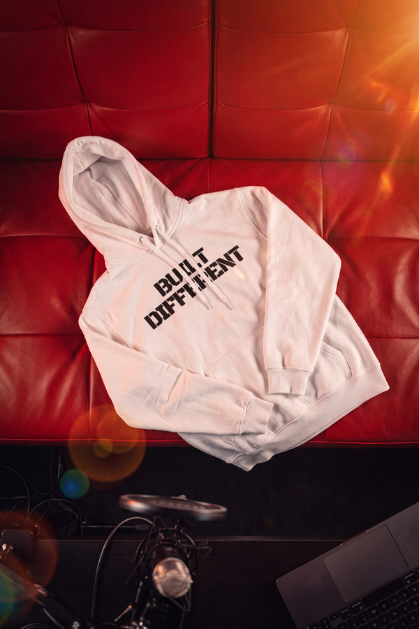 Built Different Hoodie White