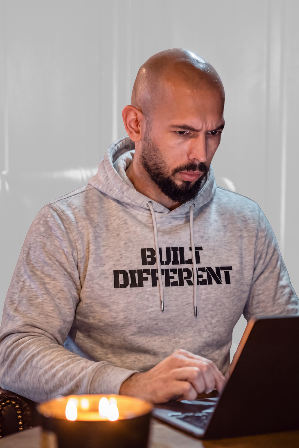 Built Different Hoodie Grey
