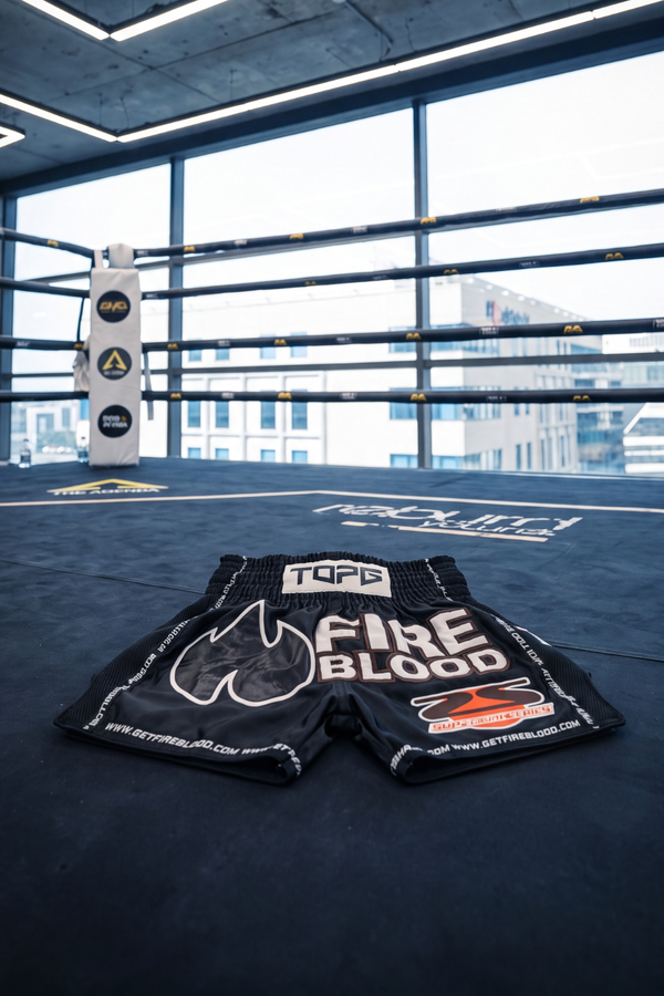 The Worlds Most Famous Fight Shorts Black