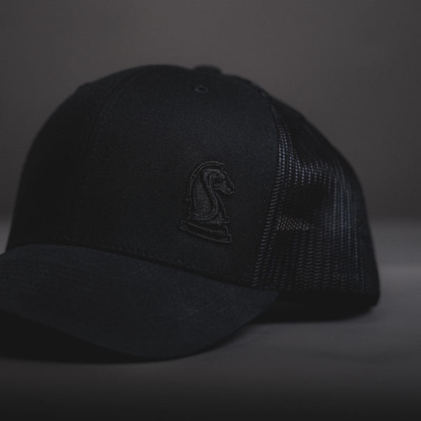Wudan Peak Black side view Top G cap