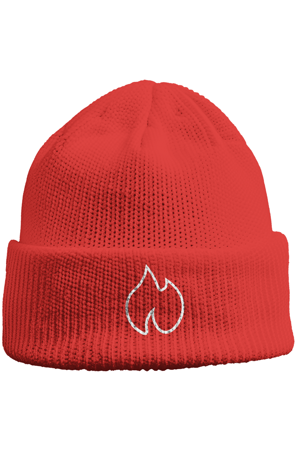 FIREBLOOD Beanie Red front view Fireblood beanie