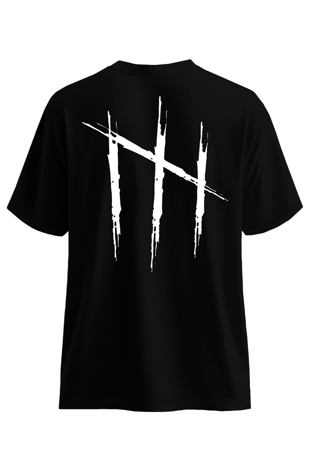3 Lives back view Top G men's t shirt