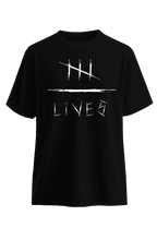 3 Lives front view Top G men's t shirt