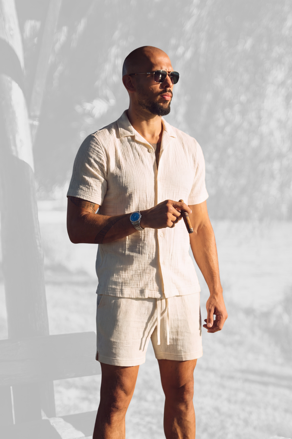 Bahamas Textured Short Cream