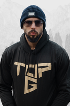Custom Cobra Shield Hoodie - Black