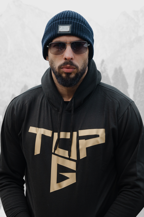 Custom Cobra Shield Hoodie - Black