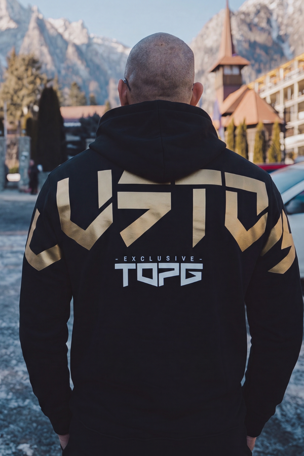 Custom Cobra Shield Hoodie - Black