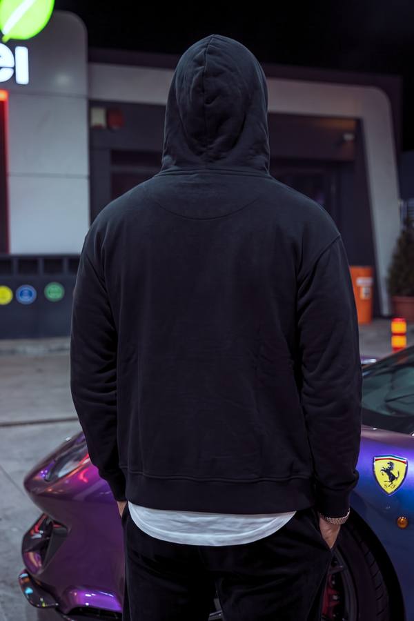 TRW Zip Hoodie Black