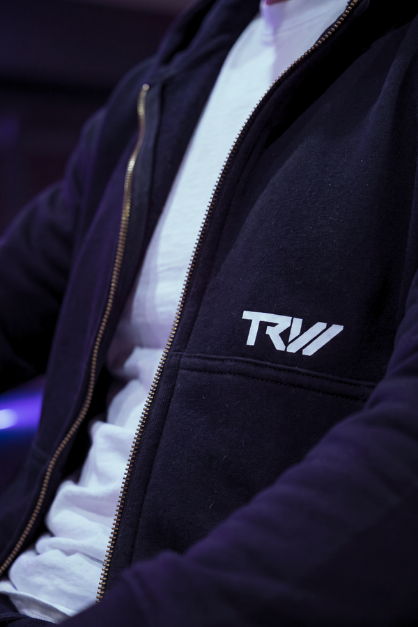 TRW Zip Hoodie Black