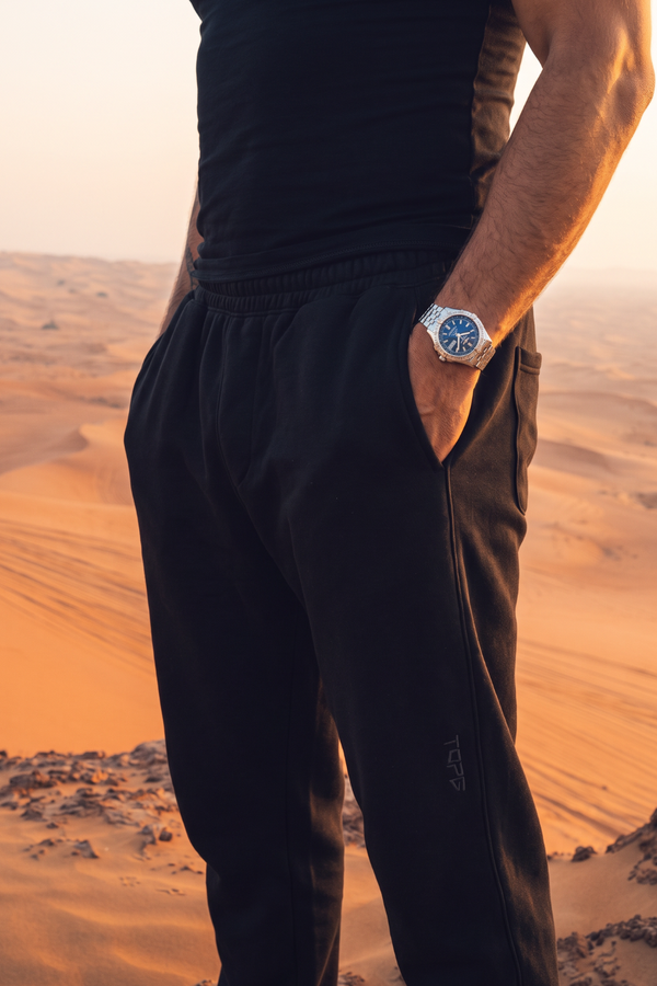 Essential Oversized Joggers Black