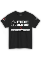 SFS x FIREBLOOD Fight Tee side view Fireblood men's t shirt