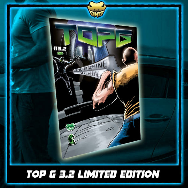 TOP G #3.2 back view Top G collectible figure