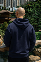 Axis Zip Hoodie Navy