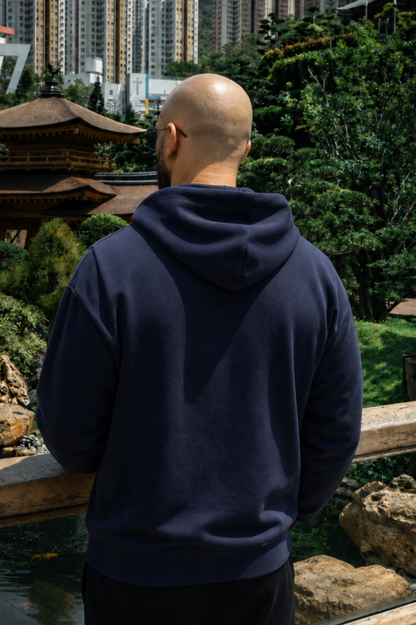 Axis Zip Hoodie Navy