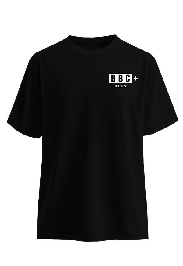 British Brainwashing Corp Black front view Top G men's t shirt