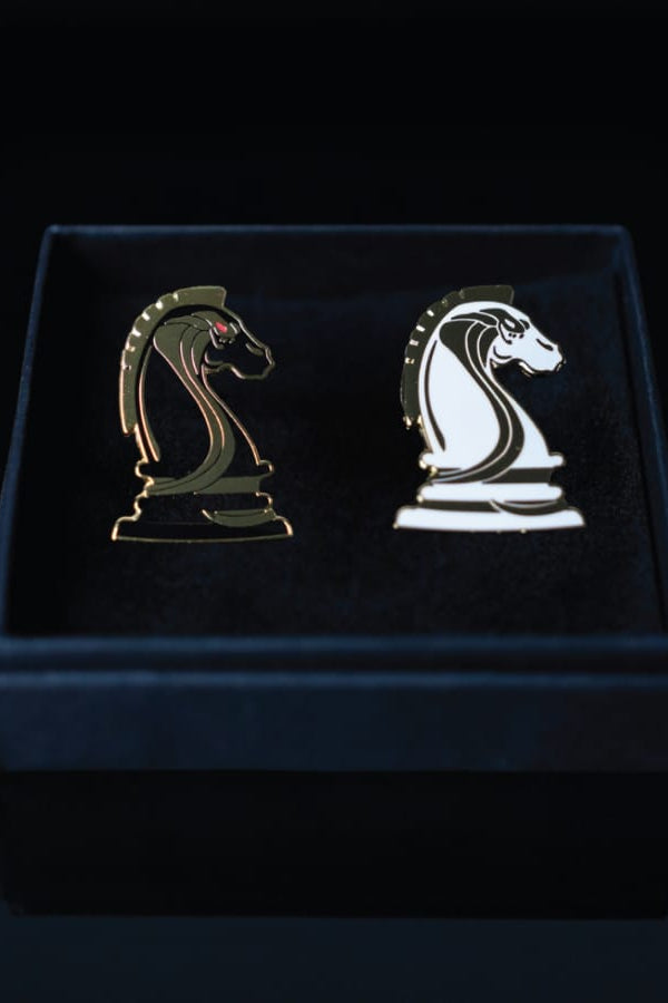 Both Knight Pins in box