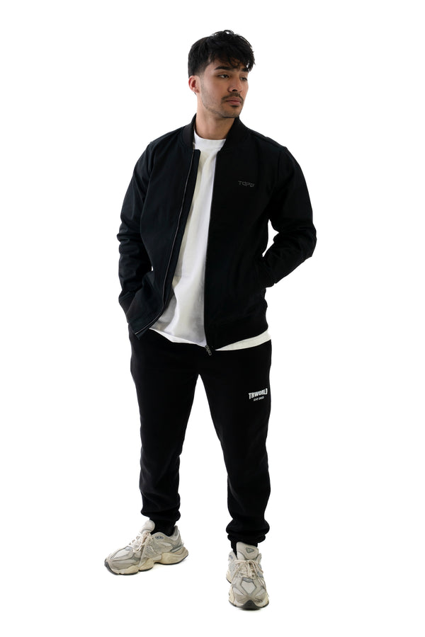 Black Line Bomber Jacket Black Copy of DSC04757