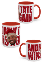 Gift Of Joy Christmas Mug front view Top G mug