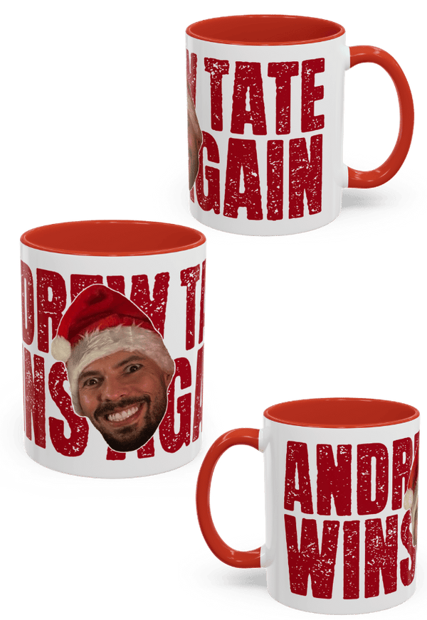 Gift Of Joy Christmas Mug front view Top G mug