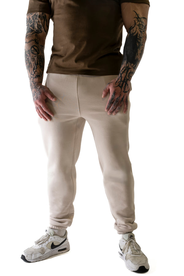 Essential Oversized Joggers Bone DSC00669