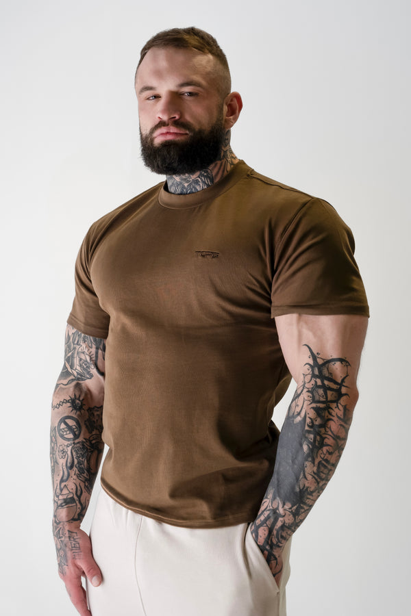 Essential Oversized T Shirt Walnut DSC00709