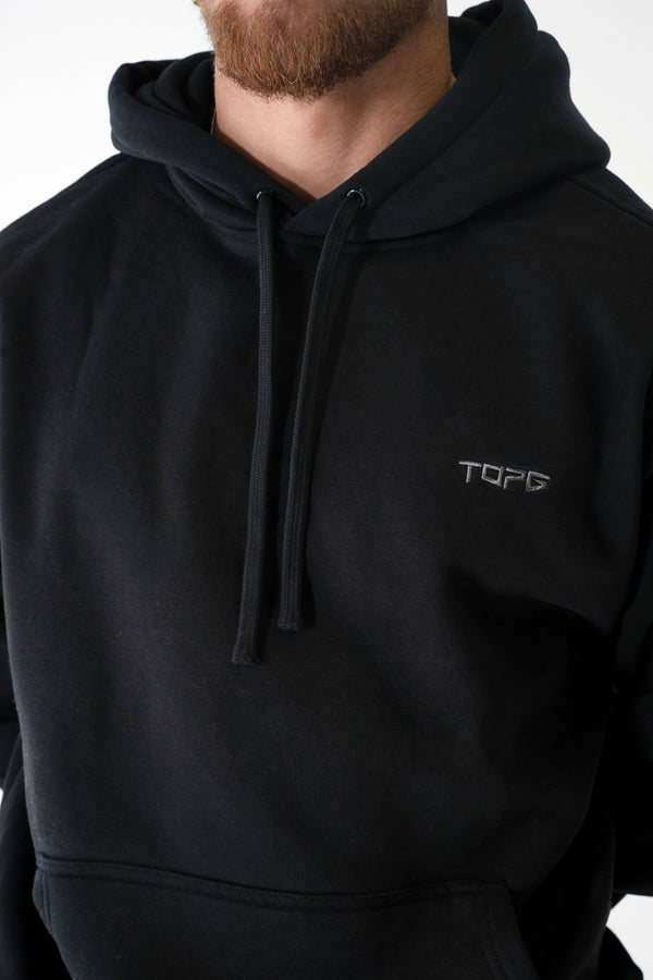 Echelon Heavy Hoodie Black DSC01530