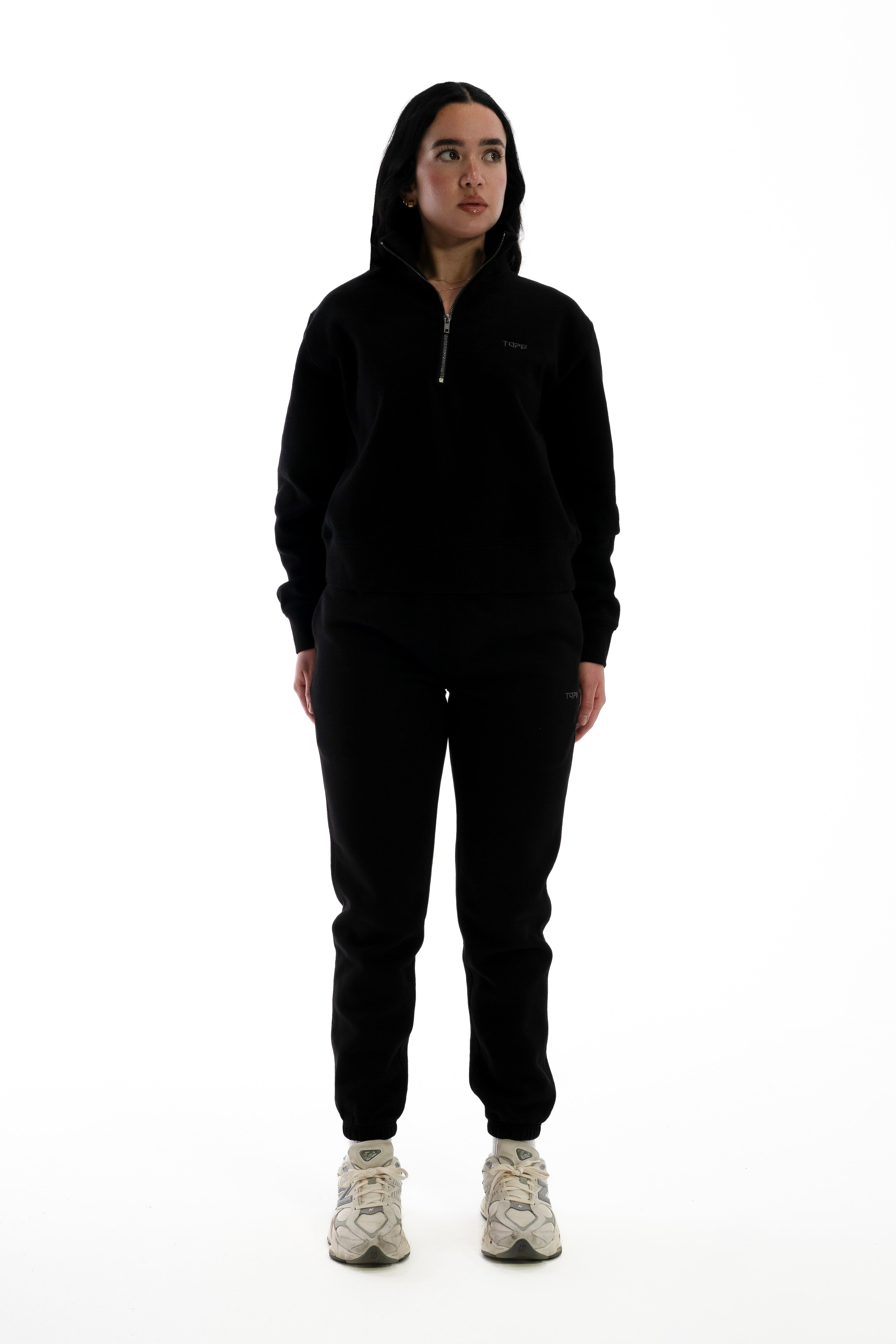 TG Half Zip Crew Black DSC03836