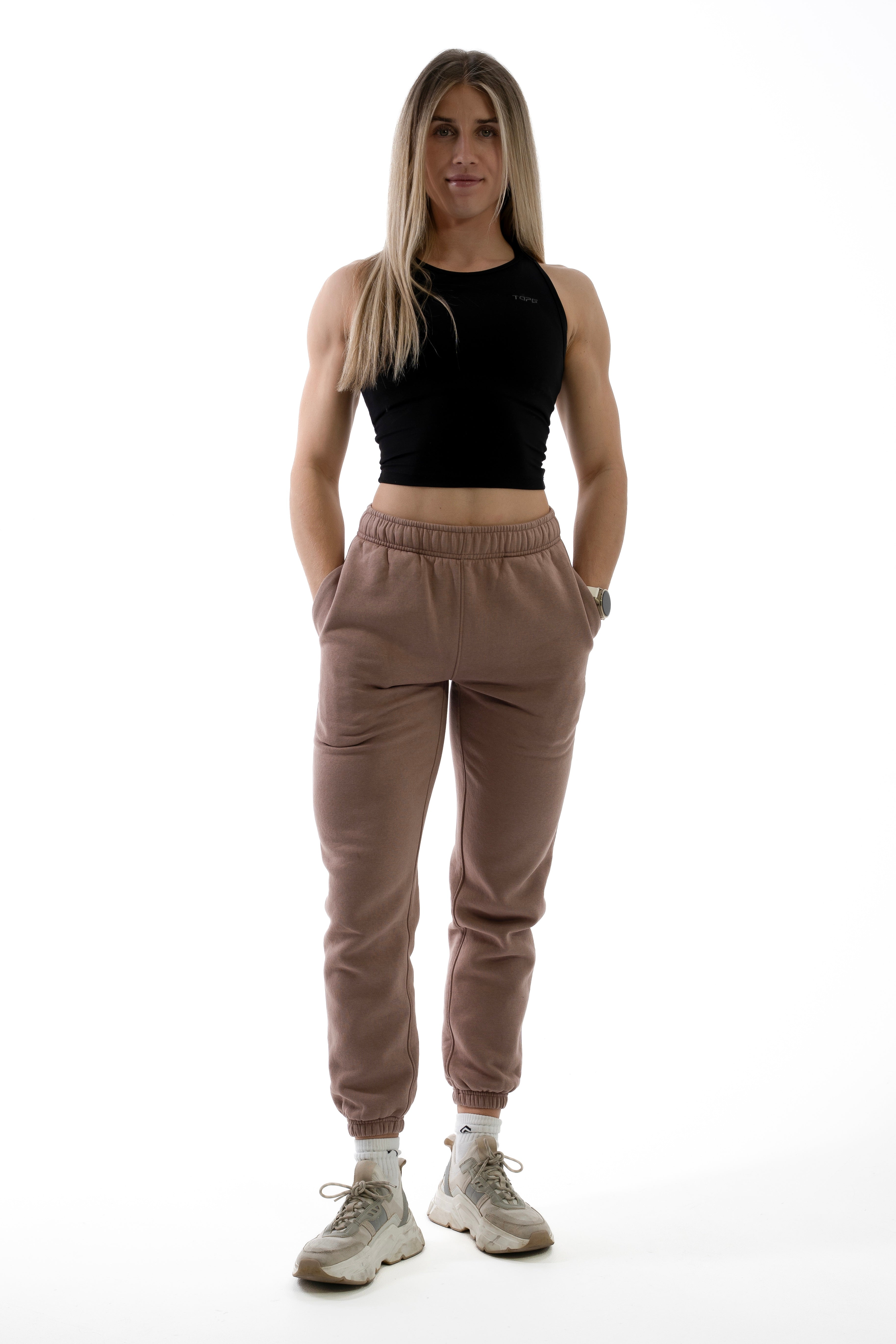 Mellow Relax Pants Dark Pink DSC04076