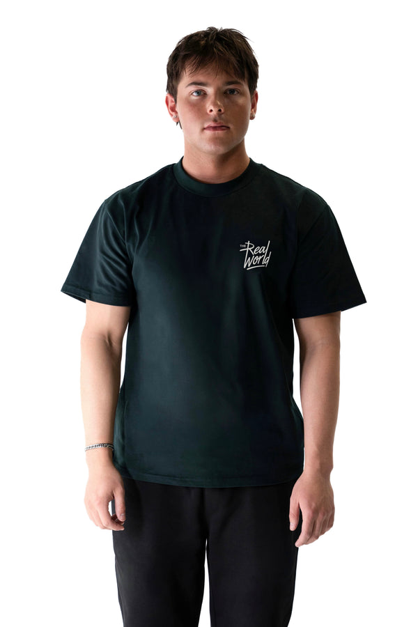 Bay Oversized T Shirt Green front view Top G men's t shirt