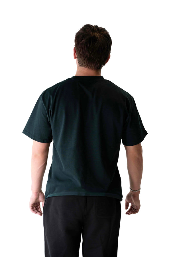 Bay Oversized T Shirt Green back view Top G men's t shirt
