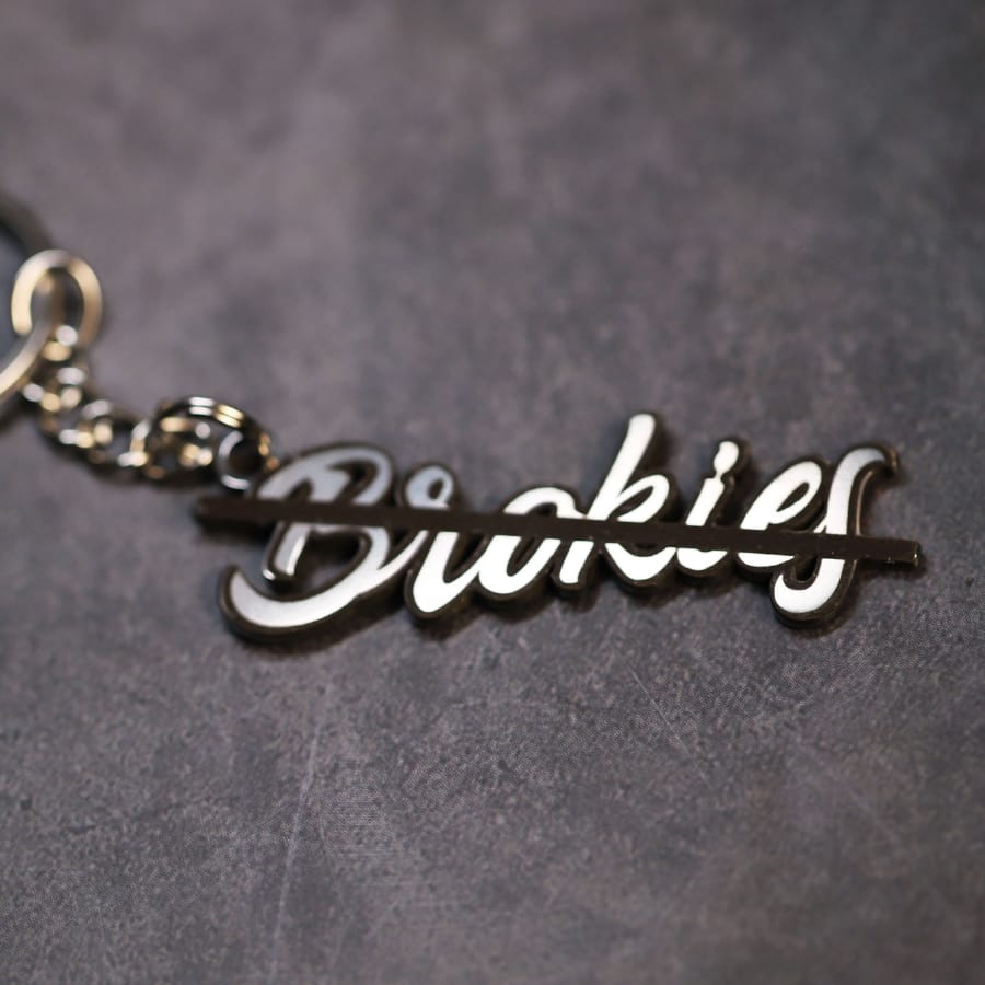 No Brokies Keychain back view Top G chain