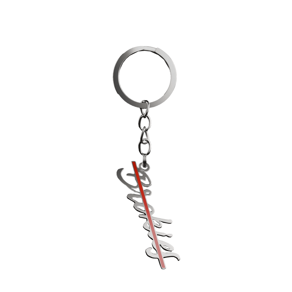No Brokies Keychain front view Top G chain