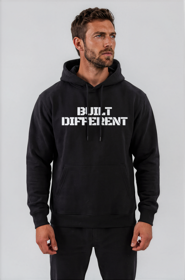 Built Different Hoodie Black