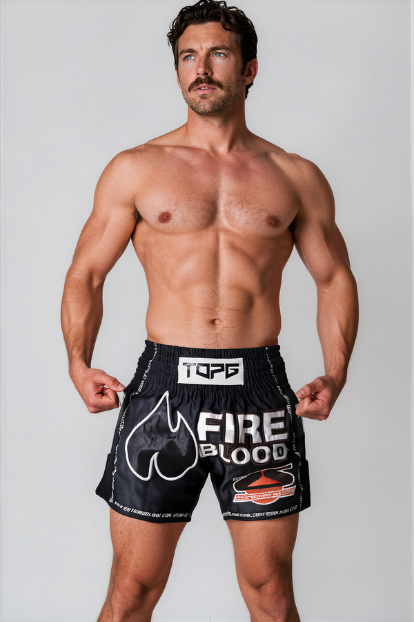The Worlds Most Famous Fight Shorts Black