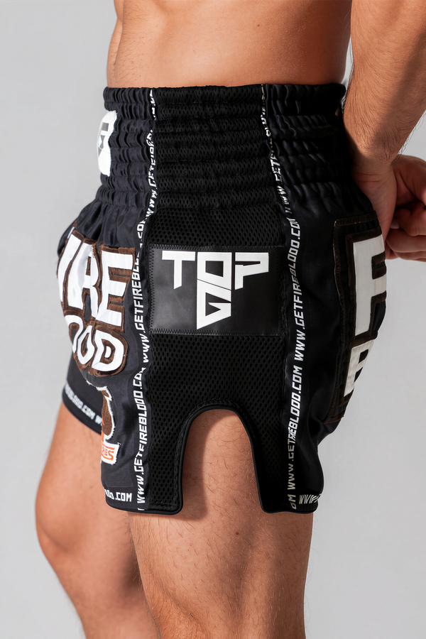 The Worlds Most Famous Fight Shorts Black